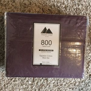 NWT Mayfair Linen 100% Cotton Sheets- King